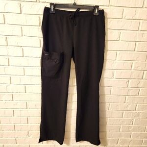 Womens Jockey Black Scrub Pants S